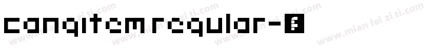cangitem regular字体转换